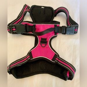 Pink and Black Dog Harness